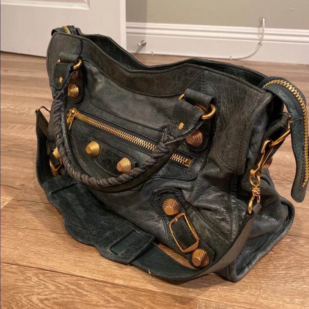 Balenciaga Giant City in Dark Grey